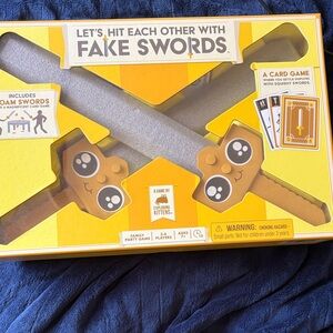 Fake Swords Family Game Set - Yellow and Gray